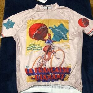 Freestyle Pink and Red Jersey Retro Design